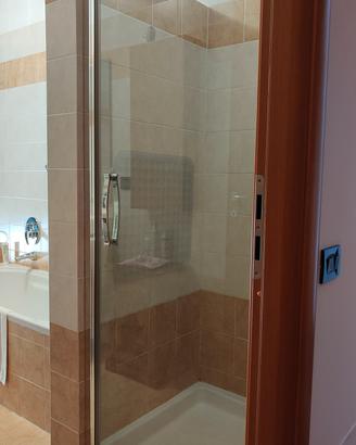 Porta in vetro temperato per vano doccia 