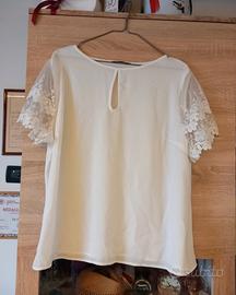 Camicetta bianca elegante Shein Taglia XL 