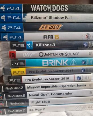 Giochi PS2 PS3 PS4