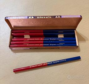 Matite rosso/blu vintage Johann Faber