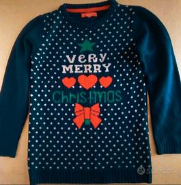 Maglione Natale Piazza Italia Girls 6 anni 