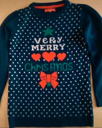 Maglione Natale Piazza Italia Girls 6 anni 