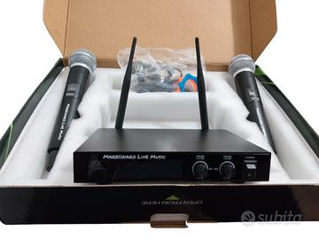 NUOVA COPPIA DI MICROFONI SENZA FILO PROFESSIONALI