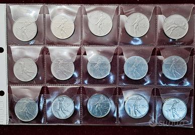 Serie delle 50 Lire Italiane dal 1954 al 1967