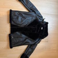 Giubbotto Motivi in ecopelle/pelliccia ecologica