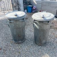 Vecchio bidone  zincato