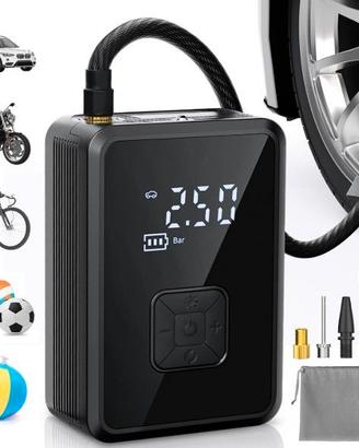 Oasser Mini Compressore Aria Portatile Auto, 150PS