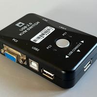Switch box monitor tastiera mouse condivisi x 2 PC