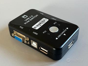 Switch box monitor tastiera mouse condivisi x 2 PC