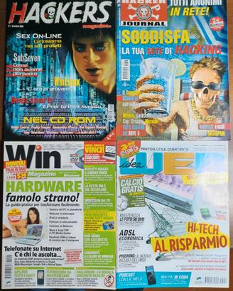 Riviste varie elettronica e computer
