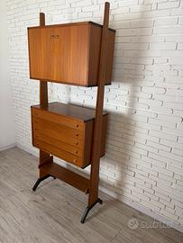 Libreria in teak anni '60 di AV
