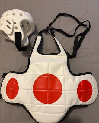 Set completo protezioni bambino 6-8a arti marziali