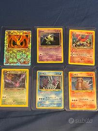 12 carte Lotto Pokemon Vintage HOLO 1999-2003