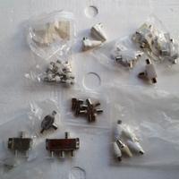 CONNETTORI E ADATTATORI COASSIALI PER ANTENNA TV