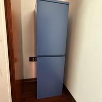 Coppia di mobiletti per bagno colore blu avio