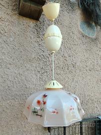 lampada a sospensione vintage