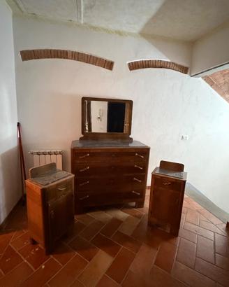 Comò con specchio + 2 comodini – primi ’900
