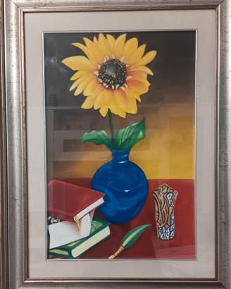GIRASOLE olio su tela 
