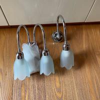 APPLIQUE DA PARETE+ABAT-JOUR BRONZATO