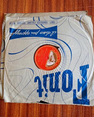 2 Vinili 78 giri Grammofono Tito S. e Sergio 