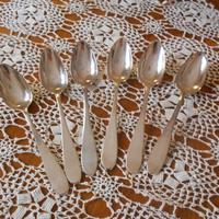 Sei cucchiai di alpacca Berndorf metà 800