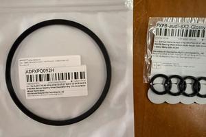 Logo/emblema per volante Audi - Nero