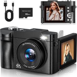4K Macchina Fotografica 50MP Autofocus Fotocamera