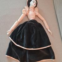 Bambola di porcellana  stile boudoir ,
