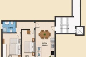 Milano Marittima trilocale con parcheggio