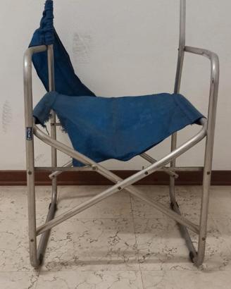 4 Sedie pieghevoli alluminio