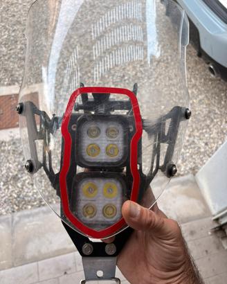 Kit torretta rally fari led honda crf