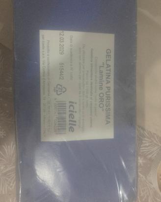 Colla di pesce gelatina per dolci