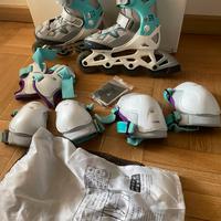 Rollerblad bambino taglia 29-32 con protezioni