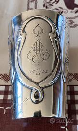 Tazza da vodka in argento russa