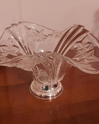 Vaso vetro e argento