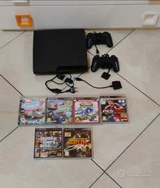 Playstation 3 slim più controller più giochi