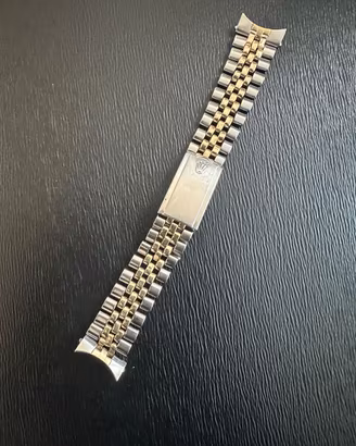 Bracciale Rolex USA Big Logo acciaio e oro