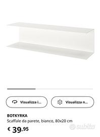 Mensole Ikea 80cm lamiera NUOVE