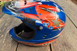 Casco integrale da cross APS  mx9 usato.