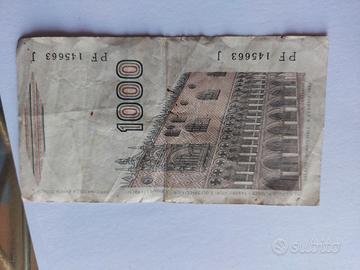 Banconota da Mille Lire in buono stato
