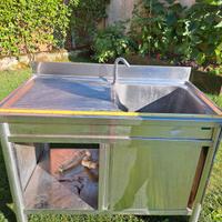 Lavandino acciaio inox