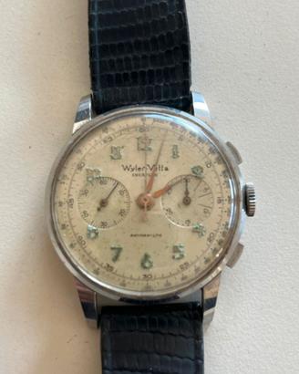 OROLOGIO CRONOGRAFO WYLER VETTA INCAFLEX VINTAGE