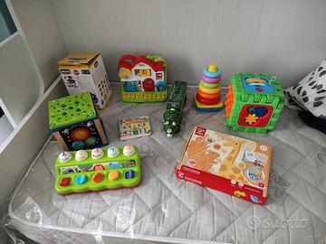 Scatola di giocattoli 1-3 anni +Chicco primi passi