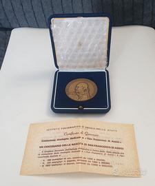 Medaglia Bronzo San Francesco VIII Centenario