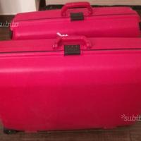 Valigie Samsonite rosse rigide