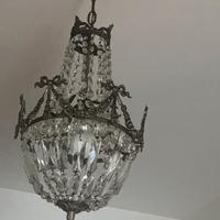 Lampadario a cestino