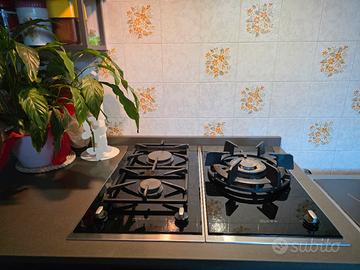 Piani cottura NEFF a gas 3 fuochi in vetro nero 