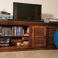 Mobile tv legno massello 