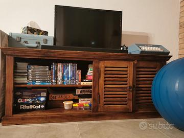 Mobile tv legno massello 