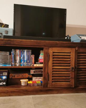 Mobile tv legno massello 
